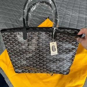 Goyard Black Artois PM Tote Bag